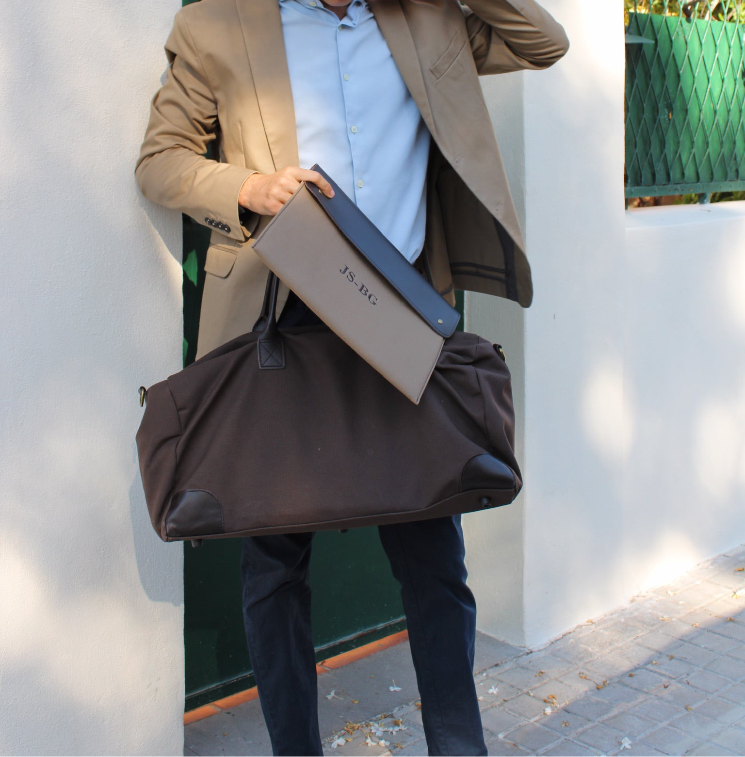 Maleta marrón chocolate