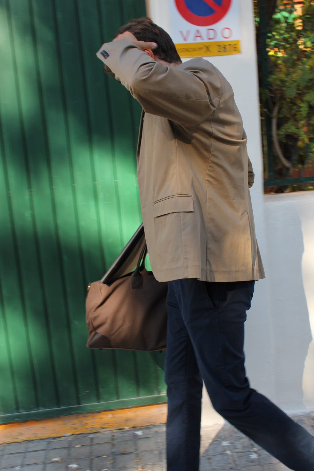 Maleta marrón chocolate