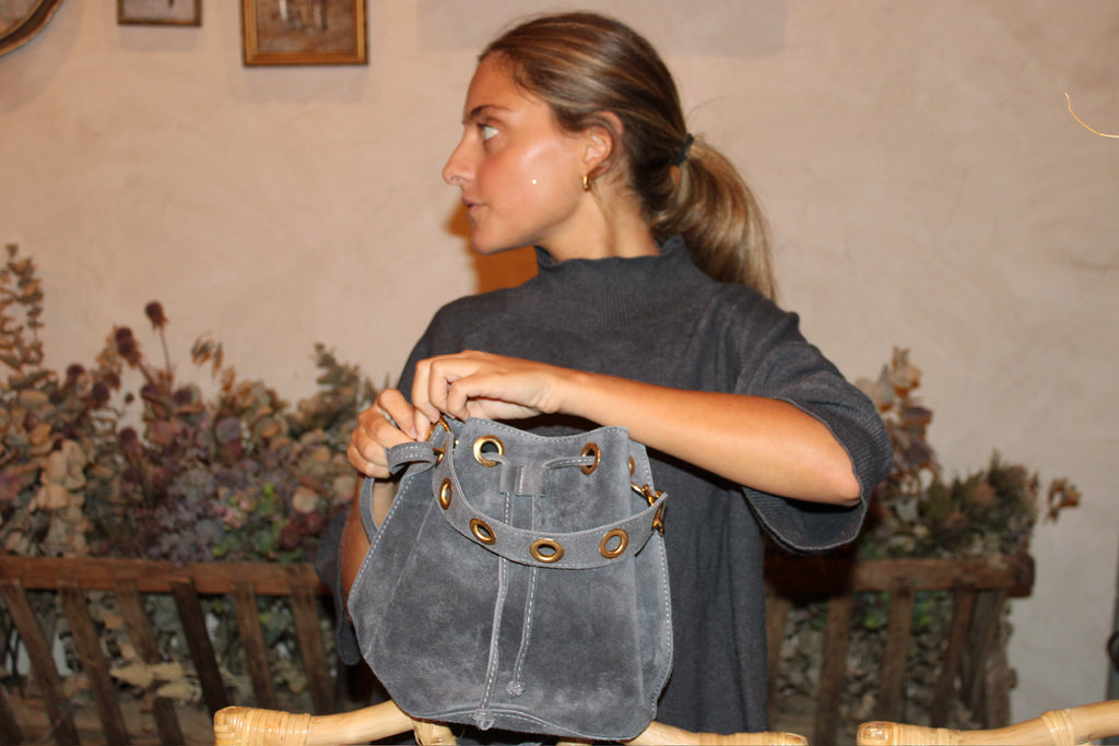 Bolso mini Gris