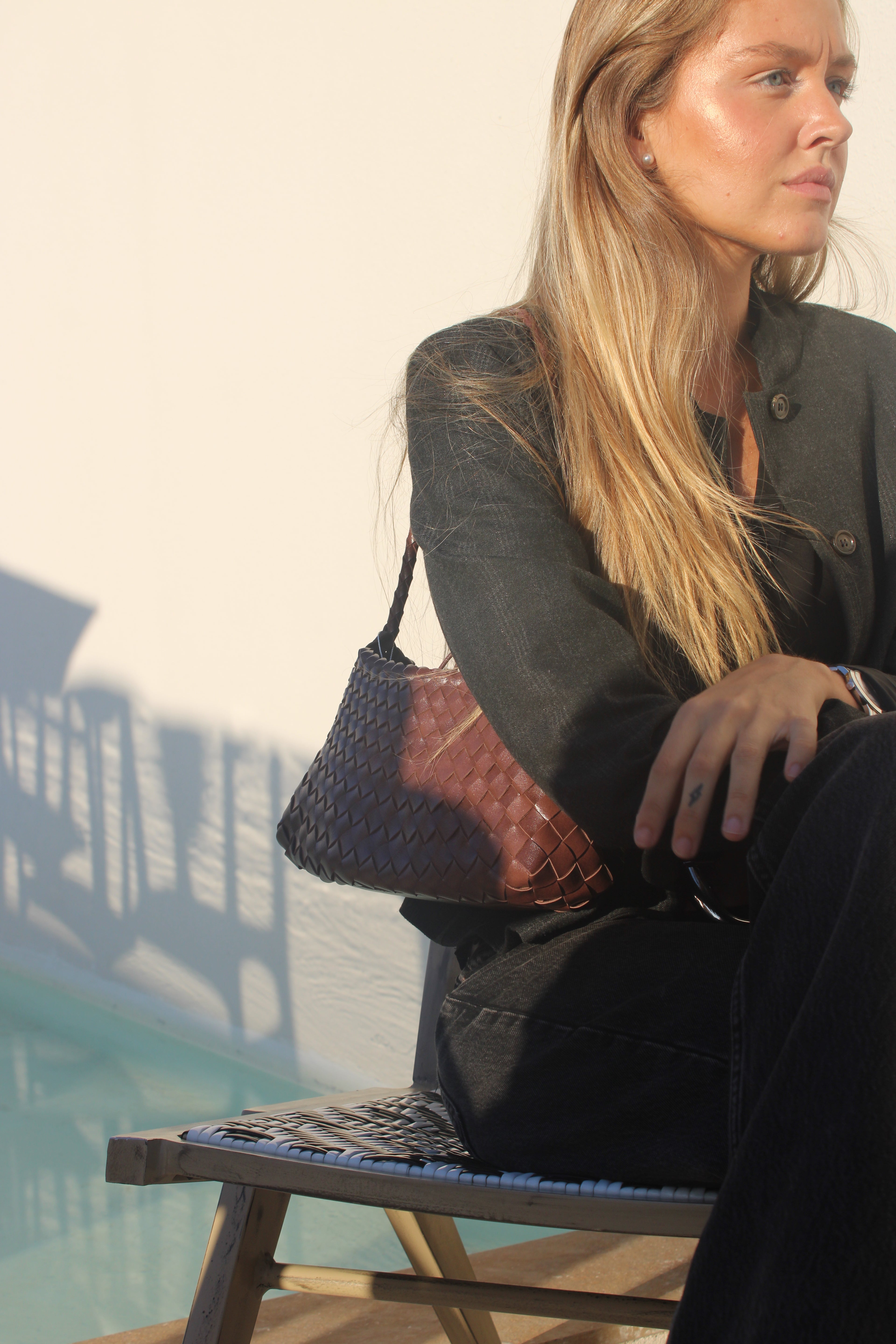 Bolsos Oslo trenzado moka